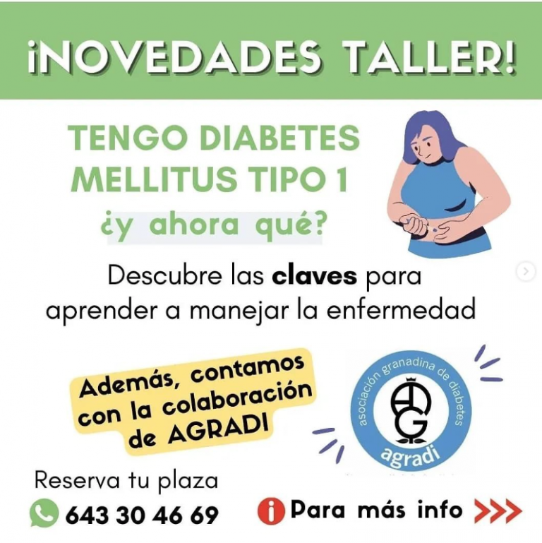 PRÓXIMO 3 de Marzo – Taller sobre Diabetes Mellitus Tipo 1 y nutrición – 📍 Clínica Vidico